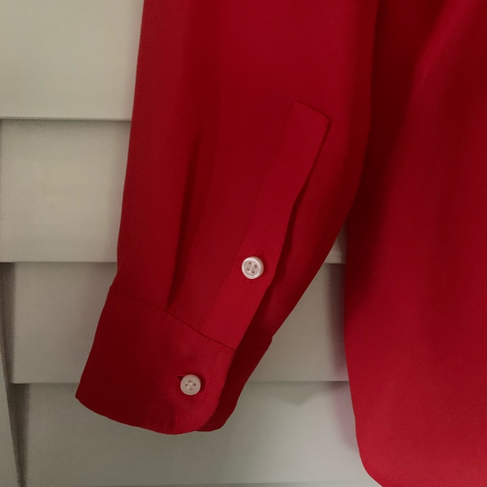 J. Crew Mercantile Ruffled Pintuck Popover Blouse - Picture 7 of 10